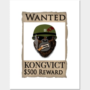 Wanted Kongvict Gorilla Posters and Art